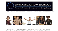 Desktop Screenshot of dynamicdrumschool.com